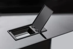 AQUAEL Glossy 120 LED 2.0 Noir Laqué Aquarium 120 Cm, Volume 260 L Et éclairage Leds -AquaVie Promos Magasin 112648 112933 112934 glossy black live 3 565