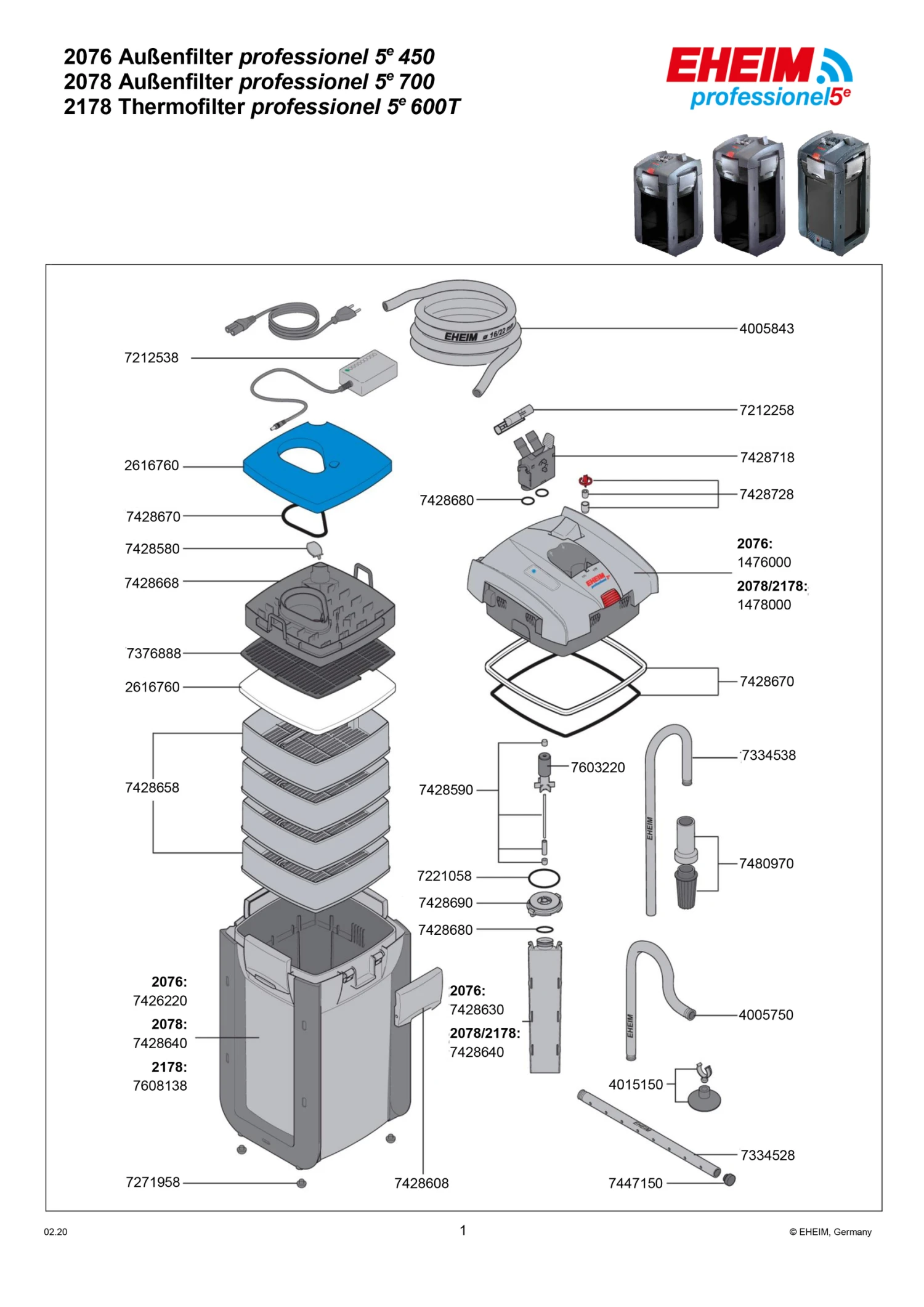 EHEIM 2076 Professionel 5e 450 Filtre Externe électronique Avec WiFi Intégré Pour Aquarium Jusqu'à 450L 7 EHEIM 2076 Professionel 5e 450 Filtre Externe électronique Avec WiFi Intégré Pour Aquarium Jusqu'à 450L – Image 7