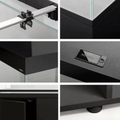 AQUAEL Opti Set 125 Noir Aquarium 81 Cm Et 125 L De Volume Avec Verre Optique Et éclairage Leds -AquaVie Promos Magasin aquael opti set 125 noir aquarium 81 cm et 125 l de volume avec verre optique et eclairage leds 5