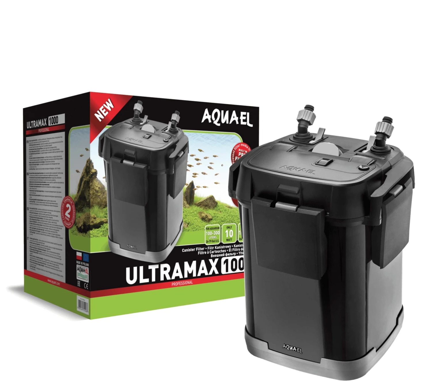 AQUAEL UltraMax 1000 Filtre Externe Complet Pour Aquarium De 100 à 300L 1 AQUAEL UltraMax 1000 Filtre Externe Complet Pour Aquarium De 100 à 300L