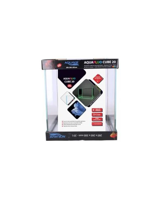 AQUAVIE AquaFluo Cube 20 L Aquarium Nu Dimensions 26 X 26 X 30 Cm Avec Silicone Fluorescent Orange 1 AQUAVIE AquaFluo Cube 20 L Aquarium Nu Dimensions 26 X 26 X 30 Cm Avec Silicone Fluorescent Orange