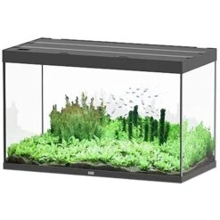 AQUATLANTIS Sublime Pro LED 2.0 120 X 60 X 75 Cm Noir Haute Brillance Aquarium équipé 517 L
