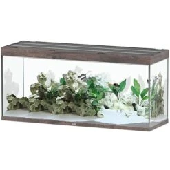 AQUATLANTIS Sublime Pro LED 2.0 150 X 50 X 70 Cm ChĂȘne Sauvage Brun Aquarium Ă©quipĂ© 501 L