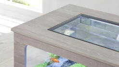 AQUATLANTIS AquaTable Aspect Béton 100 X 63 Cm Aquarium 177 L Type Table Basse Tout équipé -AquaVie Promos Magasin aquatlantis aquatable noir 100 x 63 cm aquarium 177 l type table basse tout equipe 4 1