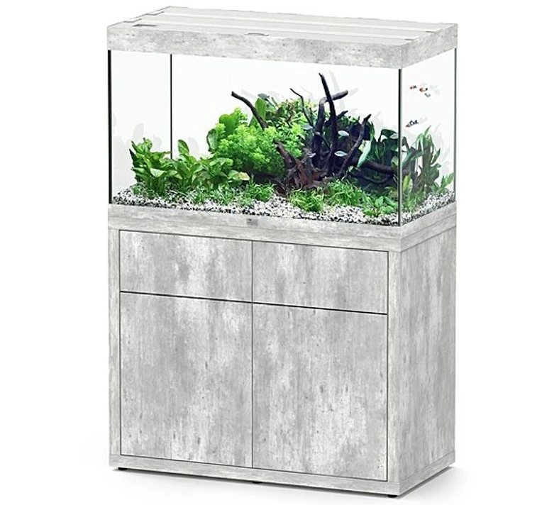 AQUATLANTIS Combinaison Sublime Pro LED 2.0 100 X 50 X 60 Cm Béton Aquarium 300 L Avec Meuble 1 AQUATLANTIS Combinaison Sublime Pro LED 2.0 100 X 50 X 60 Cm Béton Aquarium 300 L Avec Meuble
