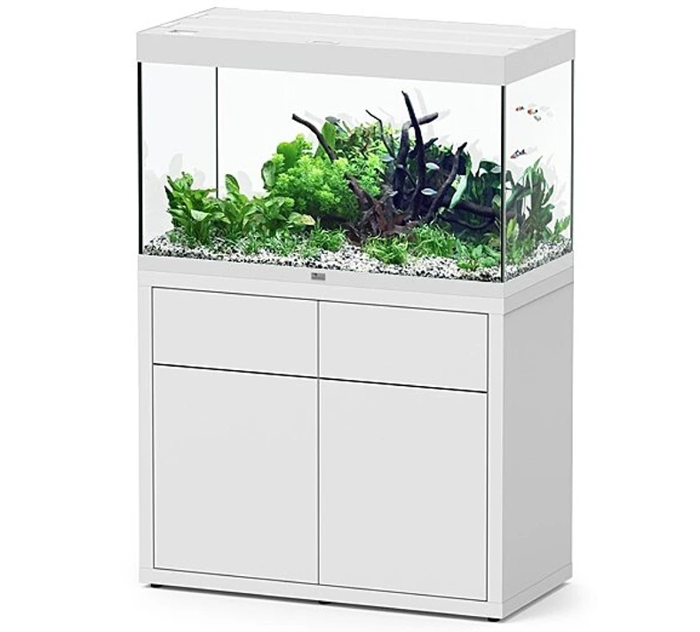 AQUATLANTIS Combinaison Sublime Pro LED 2.0 100 X 50 X 60 Cm Blanc Haute Brillance Aquarium 300 L Avec Meuble 2 AQUATLANTIS Combinaison Sublime Pro LED 2.0 100 X 50 X 60 Cm Blanc Haute Brillance Aquarium 300 L Avec Meuble – Image 2