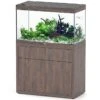 AQUATLANTIS Combinaison Sublime Pro LED 2.0 100 X 50 X 60 Cm Chêne Sauvage Brun Aquarium 300 L Avec Meuble