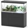 AQUATLANTIS Combinaison Sublime Pro LED 2.0 150 X 50 X 70 Cm Noir Haute Brillance Aquarium 501 L Avec Meuble