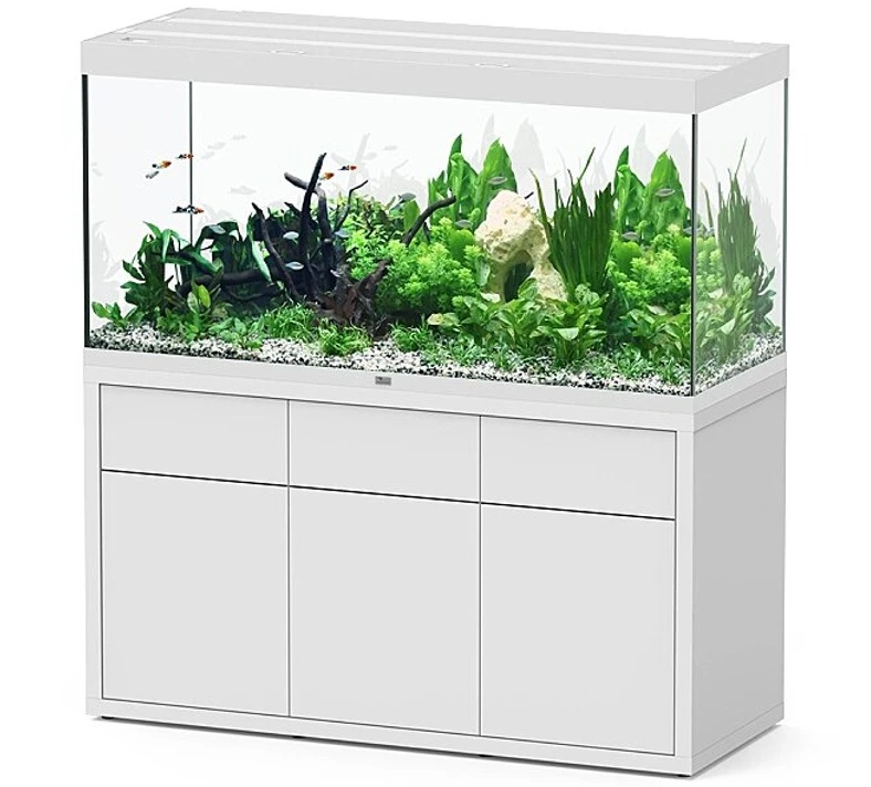 AQUATLANTIS Combinaison Sublime Pro LED 2.0 150 X 60 X 75 Cm Blanc Haute Brillance Aquarium 648 L Avec Meuble 1 AQUATLANTIS Combinaison Sublime Pro LED 2.0 150 X 60 X 75 Cm Blanc Haute Brillance Aquarium 648 L Avec Meuble