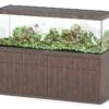 AQUATLANTIS Combinaison Sublime Pro LED 2.0 200 X 60 X 75 Cm Chêne Sauvage Brun Aquarium 816 L Avec Meuble