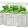 AQUATLANTIS Combinaison Sublime Pro LED 2.0 200 X 70 X 75 Cm Chêne Blanc Aquarium 1016 L Avec Meuble