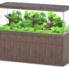AQUATLANTIS Combinaison Sublime Pro LED 2.0 200 X 70 X 75 Cm Chêne Sauvage Brun Aquarium 1016 L Avec Meuble
