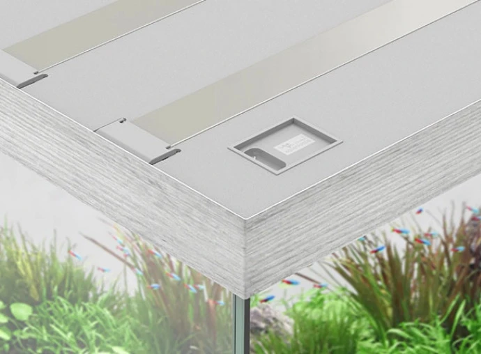 AQUATLANTIS Combinaison Sublime Pro LED 2.0 200 X 70 X 75 Cm Chêne Blanc Aquarium 1016 L Avec Meuble 2 AQUATLANTIS Combinaison Sublime Pro LED 2.0 200 X 70 X 75 Cm Chêne Blanc Aquarium 1016 L Avec Meuble – Image 2