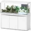 AQUATLANTIS Combinaison Volga 450 Blanc Aquarium équipé 580 L Avec Meuble Inclus