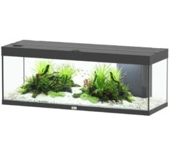 AQUATLANTIS Prestige 120 LED Noir Aquarium équipé 217 L Avec Meuble Standard - Dimensions : 120 X 40 X 45 Cm -AquaVie Promos Magasin aquatlantis prestige 120 led noir aquarium equipe 217 l dimensions 120 x 40 x 45 cm 1