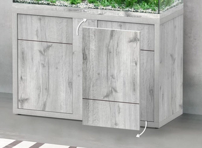 AQUATLANTIS Combinaison Sublime Pro LED 2.0 150 X 60 X 75 Cm Blanc Haute Brillance Aquarium 648 L Avec Meuble 3 AQUATLANTIS Combinaison Sublime Pro LED 2.0 150 X 60 X 75 Cm Blanc Haute Brillance Aquarium 648 L Avec Meuble – Image 3