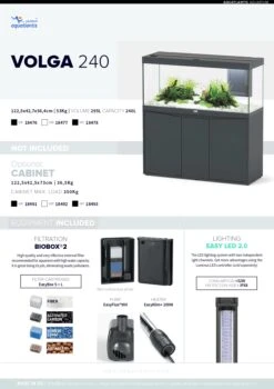 AQUATLANTIS Combinaison Volga 240 Blanc Aquarium équipé 295 L Avec Meuble Inclus -AquaVie Promos Magasin aquatlantis volga 240 noir aquarium equipe 295 l dimensions 122 5 x 42 7 x 55 4 cm 6 page 0001 2