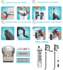 AQUAVIE AquaBox 120 Filtre Externe 540 L/h Pour Aquarium De 40 à 120 L -AquaVie Promos Magasin aquavie aqua box 120 avantages