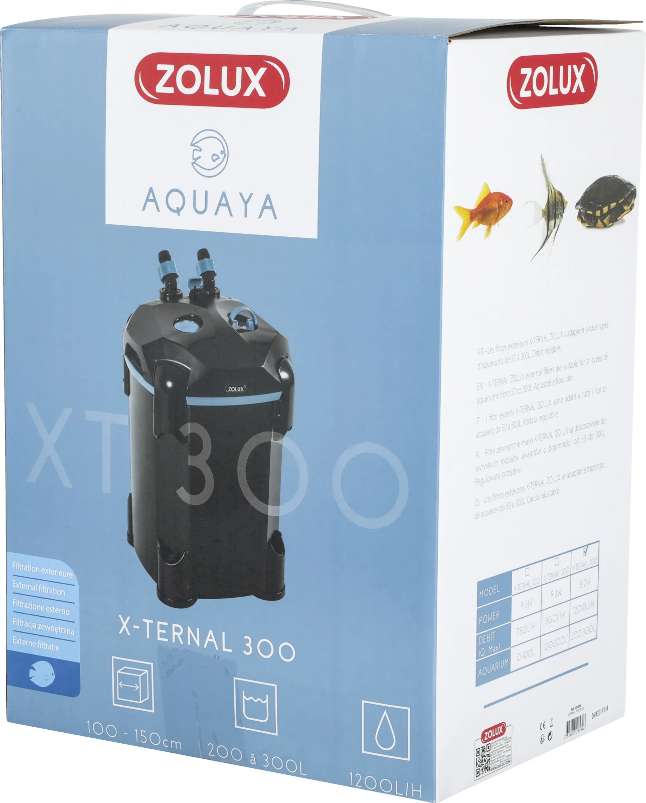 ZOLUX Xternal XT 300 Filtre Externe 1200 L/h Pour Aquarium De 200 à 300 L 2 ZOLUX Xternal XT 300 Filtre Externe 1200 L/h Pour Aquarium De 200 à 300 L – Image 2