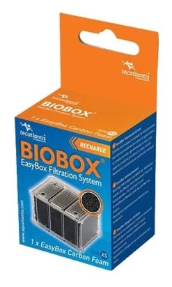 AQUATLANTIS EasyBox Cartouche Charbon Taille XS Pour Filtre Mini Biobox 1 Et 2