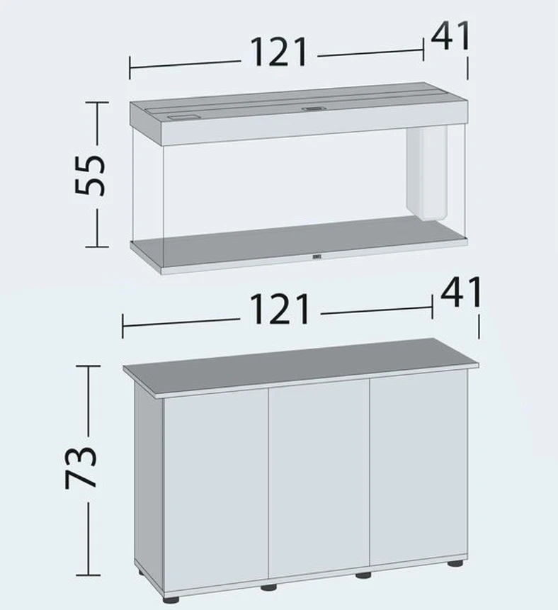 Aquarium JUWEL Rio 240 LED Dim. 121 X 41 X 55 Cm 240L - Gris, Blanc, Noir, Brun Ou Chêne Clair, Avec Ou Sans Meuble SBX 8 Aquarium JUWEL Rio 240 LED Dim. 121 X 41 X 55 Cm 240L - Gris, Blanc, Noir, Brun Ou Chêne Clair, Avec Ou Sans Meuble SBX – Image 8