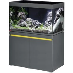 EHEIM Incpiria 330 LED Graphite Kit Aquarium 100 Cm 330 L Avec Meuble Et éclairage LEDs
