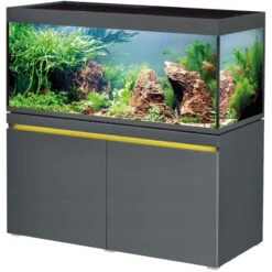 EHEIM Incpiria 430 LED Graphite Kit Aquarium 130 Cm 430 L Avec Meuble Et éclairage LEDs