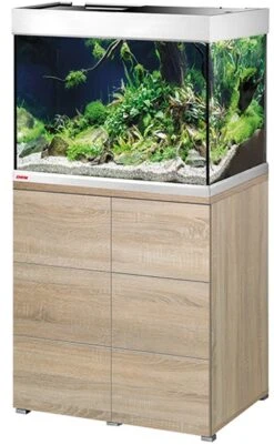 EHEIM Proxima 175 L ClassicLED Chêne Aquarium 70 Cm Avec Meuble Et éclairage LEDs 2 X 12W