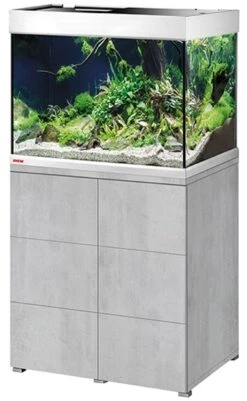 EHEIM Proxima 175 L ClassicLED Gris Urban Aquarium 70 Cm Avec Meuble Et éclairage LEDs 2 X 12W
