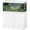 EHEIM Vivaline LED 180 L Ensemble Aquarium 100 Cm Avec Meuble Blanc 17w, éclairage LEDs, Chauffage Et Filtre Interne BioPower 200