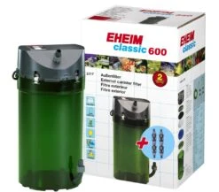 EHEIM Classic 2217 Filtre Externe Pour Aquarium Jusqu'à 600L Avec Mousses Filtrantes Et Doubles Robinets