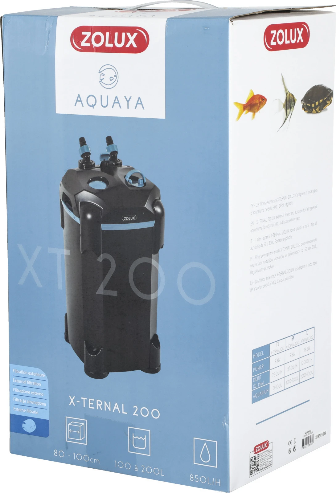 ZOLUX Xternal XT 200 Filtre Externe 850 L/h Pour Aquarium De 100 à 200 L 2 ZOLUX Xternal XT 200 Filtre Externe 850 L/h Pour Aquarium De 100 à 200 L – Image 2