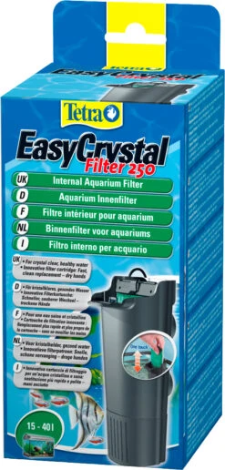 TETRA EasyCrystal 250 Filtre Interne Idéal Pour Une Eau Saine Et Claire Pour Aquarium De 15 à 40L